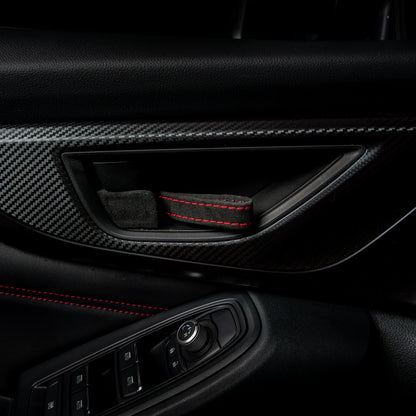 Billetworkz Alcantara Door Pull Strap Kit - Fits Subaru WRX/STI, BRZ, GR86, Crosstrek & More (2022+)