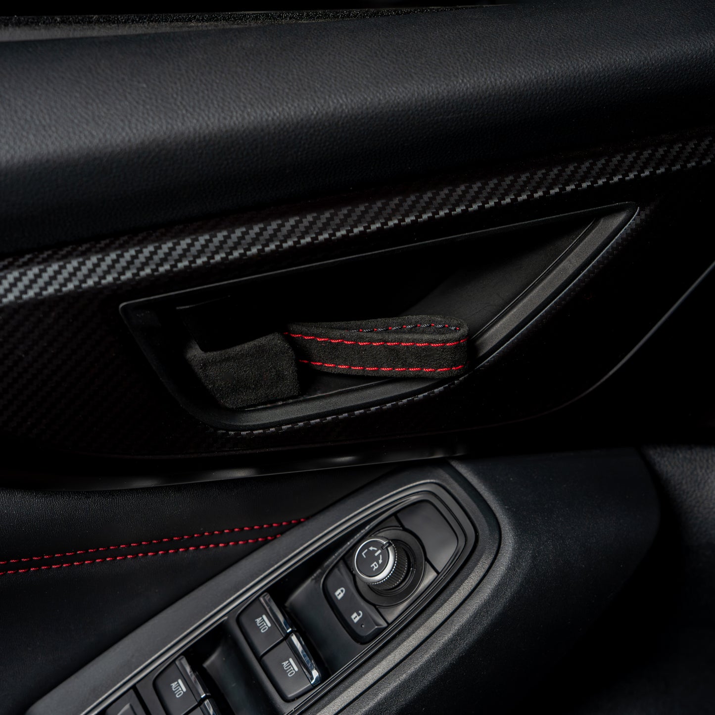 Billetworkz Alcantara Door Pull Strap Kit - Fits Subaru WRX/STI, BRZ, GR86, Crosstrek & More (2022+)
