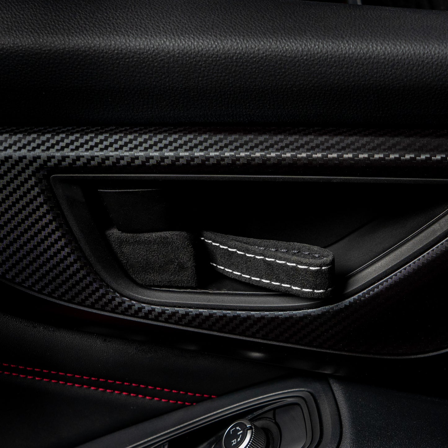 Billetworkz Alcantara Door Pull Strap Kit - Fits Subaru WRX/STI, BRZ, GR86, Crosstrek & More (2022+)