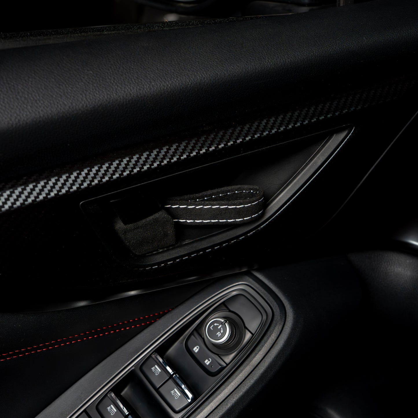 Billetworkz Alcantara Door Pull Strap Kit - Fits Subaru WRX/STI, BRZ, GR86, Crosstrek & More (2022+)