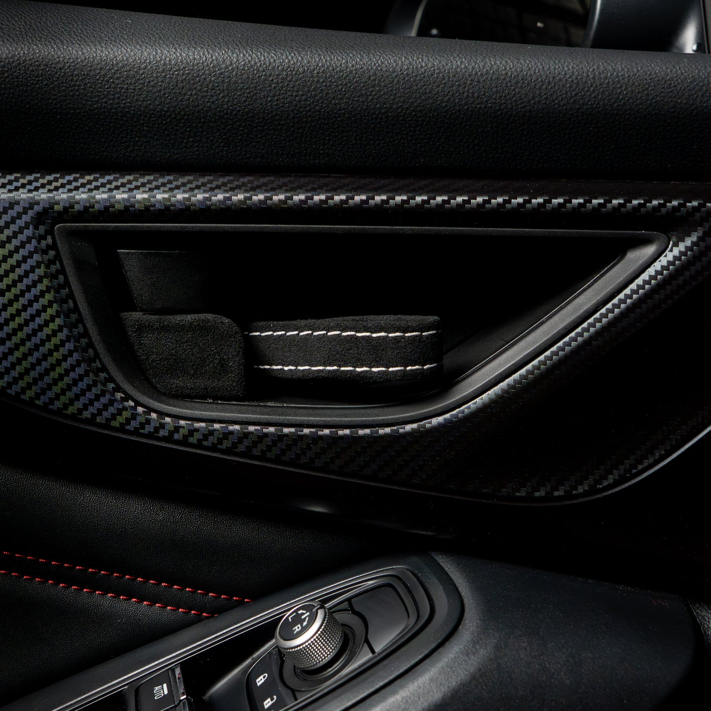 Billetworkz Alcantara Door Pull Strap Kit - Fits Subaru WRX/STI, BRZ, GR86, Crosstrek & More (2022+)