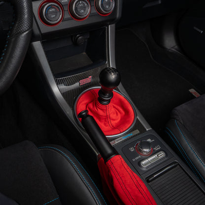 Billetworkz Alcantara Kit (Starter): Shift Boot and E-Brake Boot Kit – Subaru STI 2015-2021