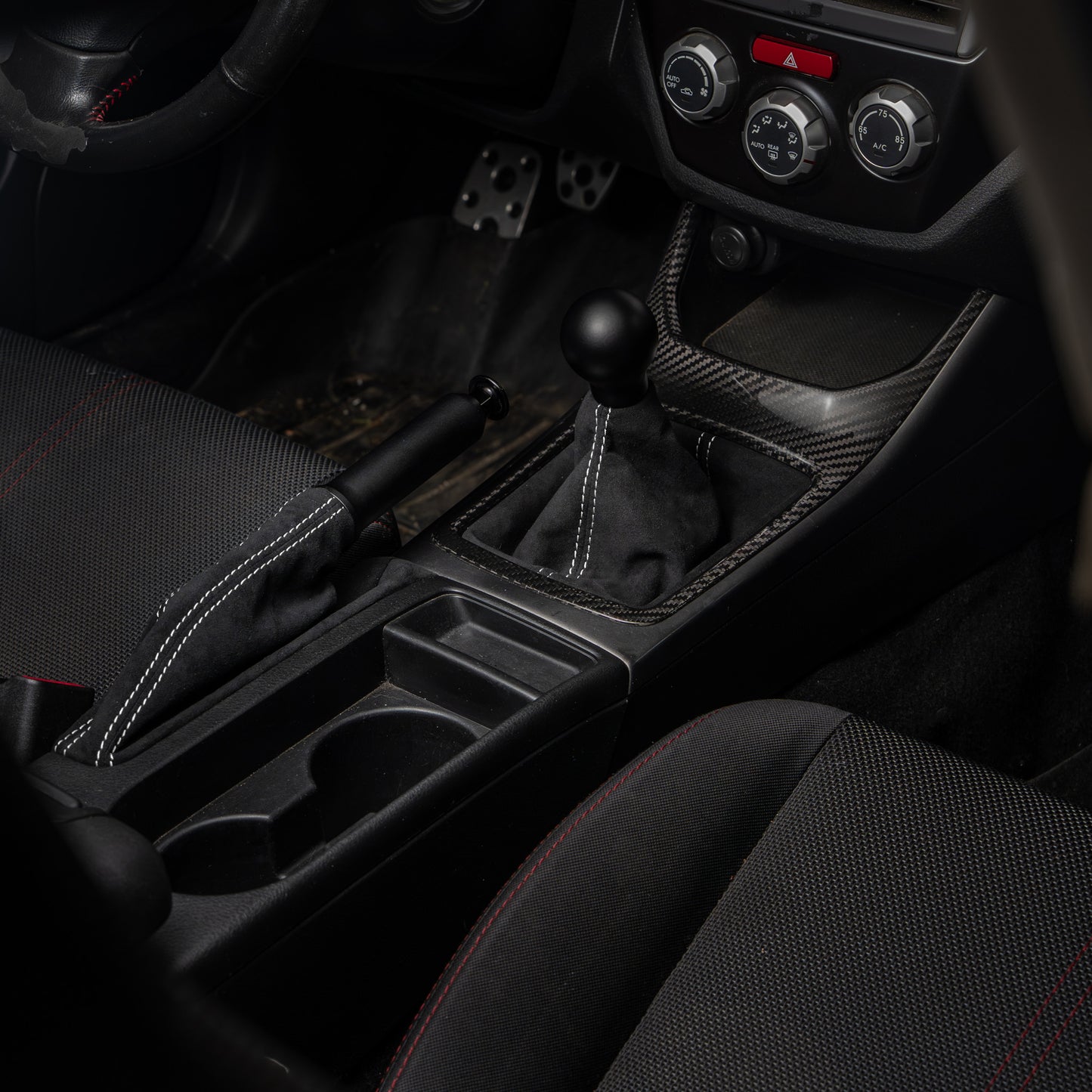 Billetworkz Alcantara Kit (Starter): Shift Boot and E-Brake Boot Kit – Subaru WRX 2008-2014