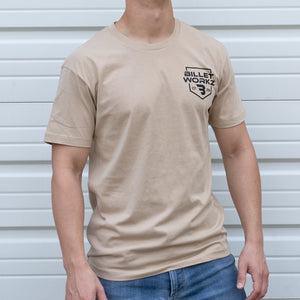 Billetworkz Crest T-Shirt - Sand
