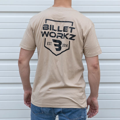Billetworkz Crest T-Shirt Sand Back