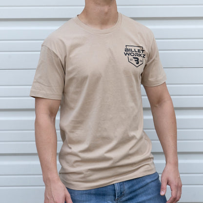 Billetworkz Crest T-Shirt - Sand