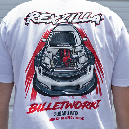 Billetworkz "Rexzilla" T-Shirt - White