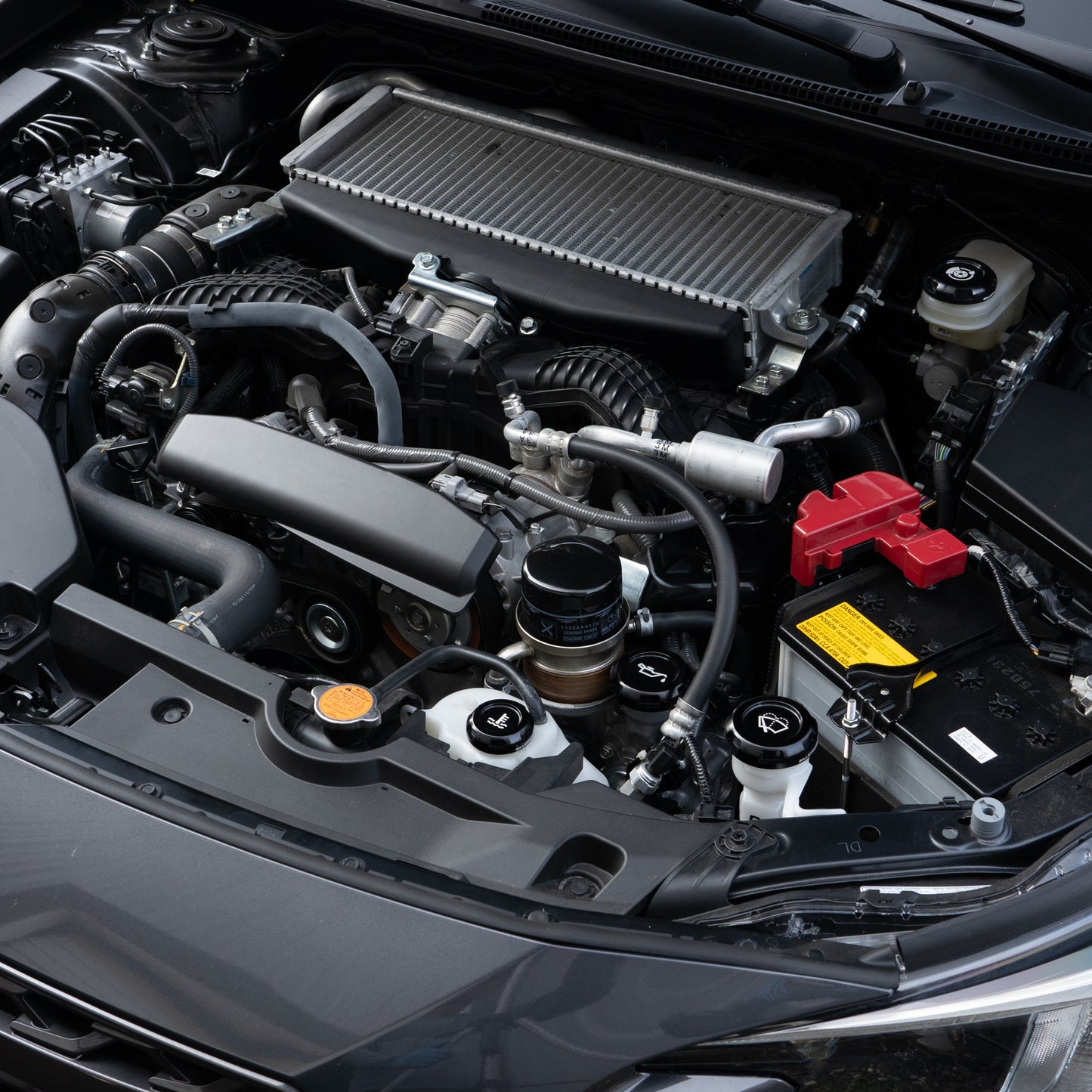Billetworkz Engine Bay Caps - Subaru Crosstrek 2013+