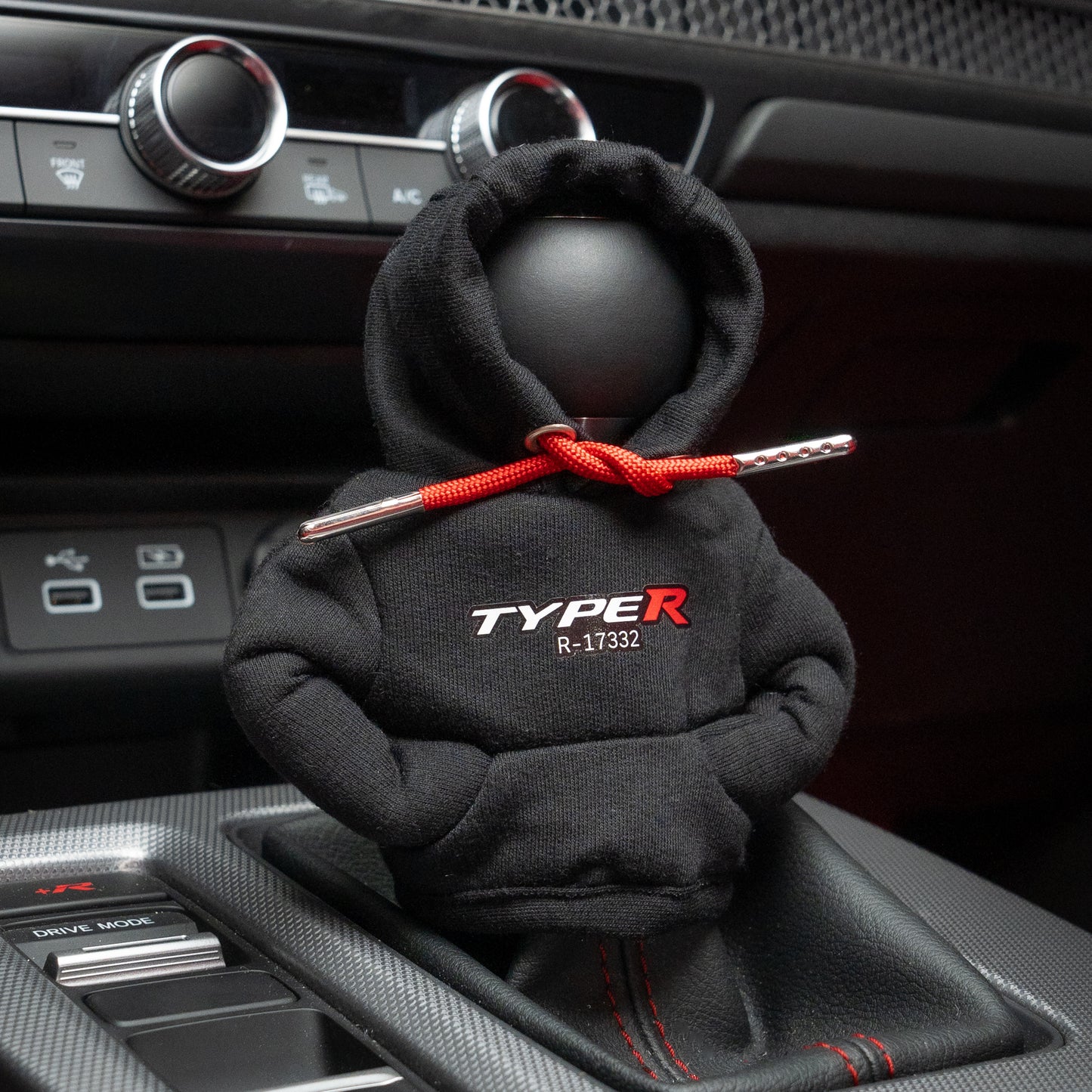 Shift Knob Hoodie - Type R w/ Custom Number