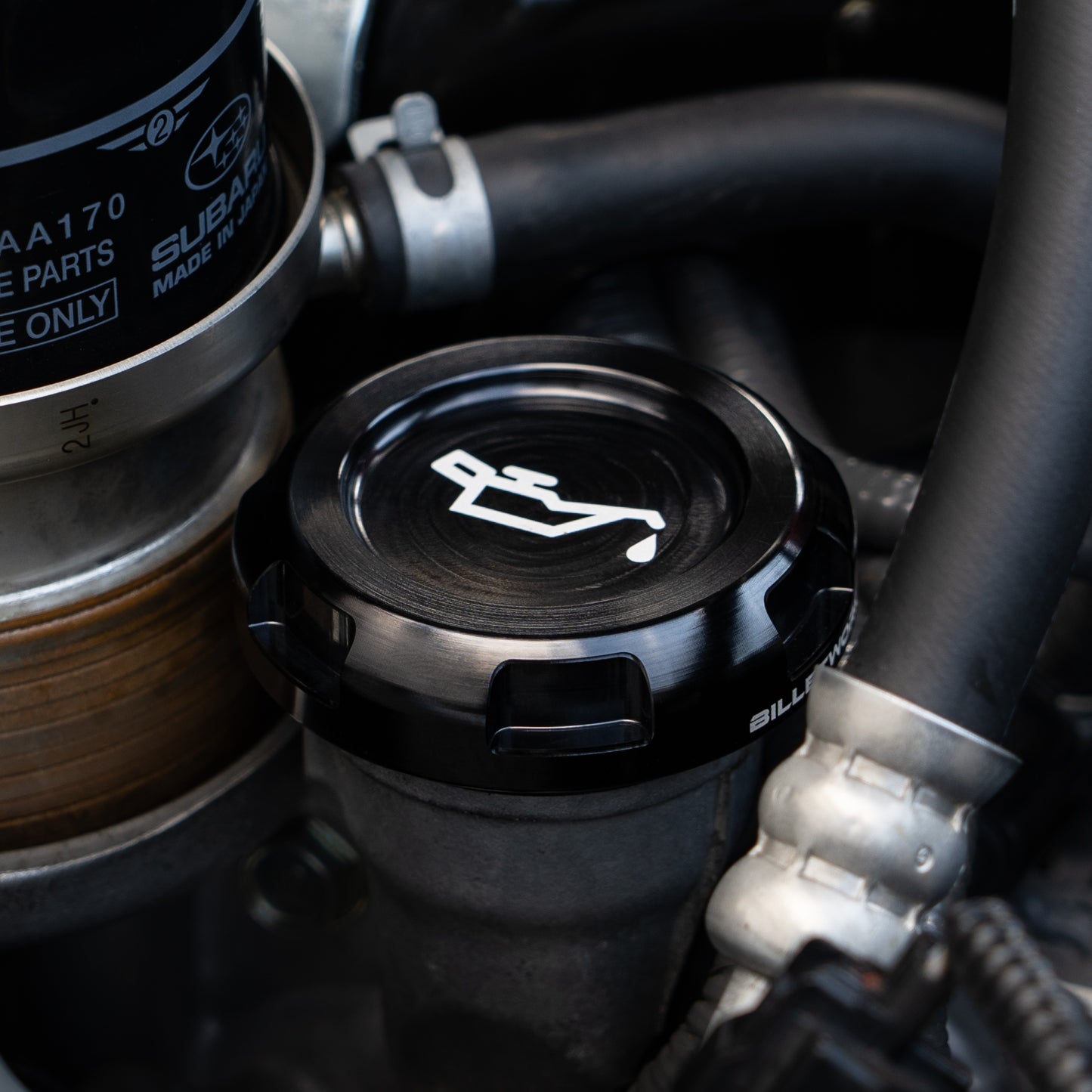 Billetworkz Engine Bay Caps - Subaru Crosstrek 2013+