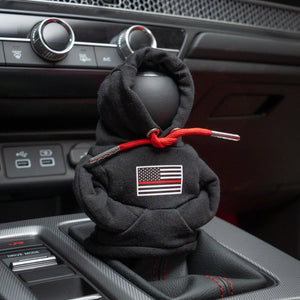 Shift Knob Hoodie - USA Flags