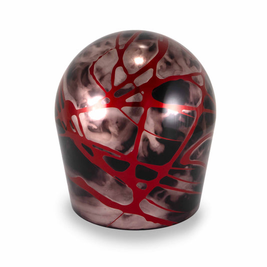 Billetworkz Shift Knob - Black Smoke w/ Red Splash - Chevy Cruze (2011-2016)