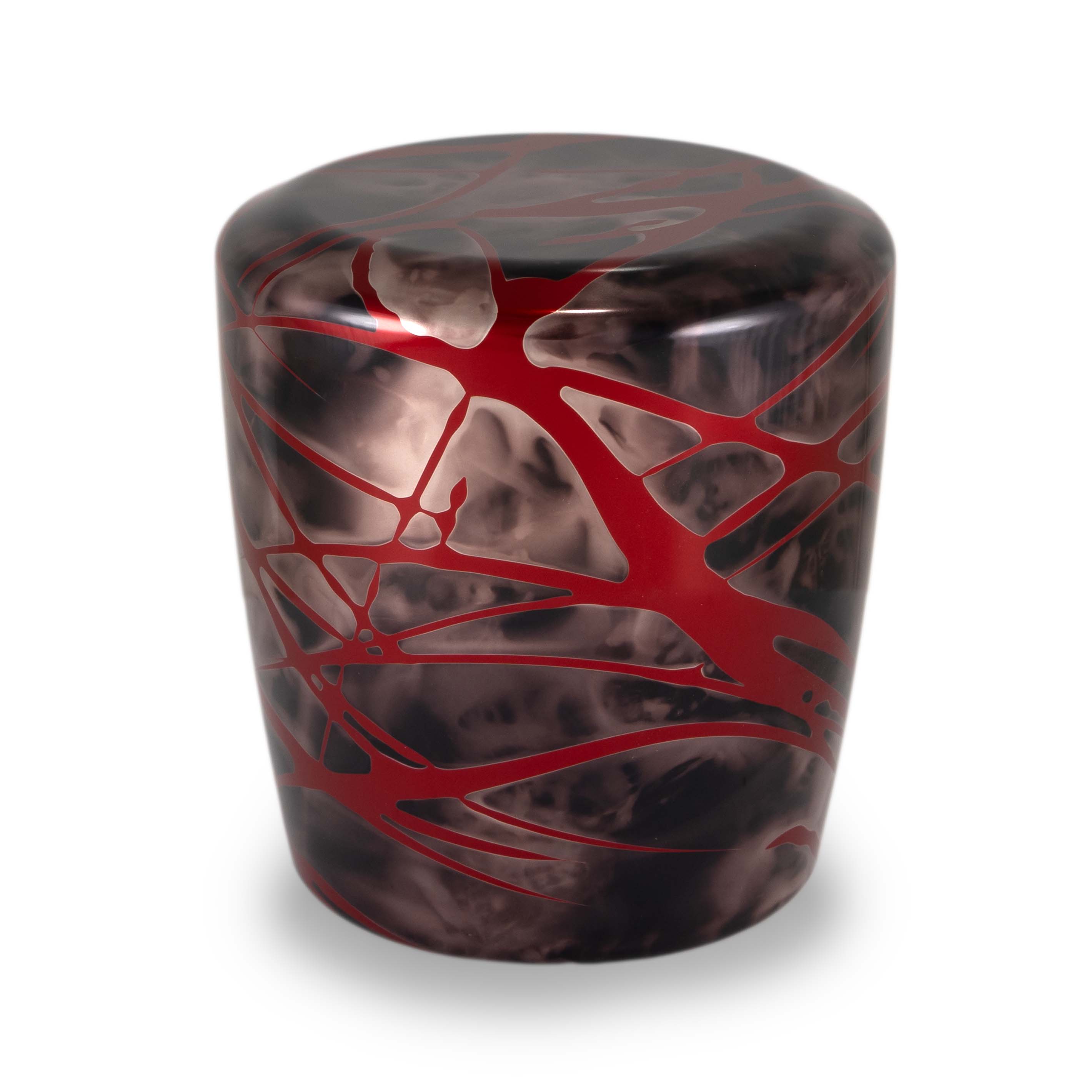 Billetworkz Shift Knob - Black Smoke w/ Red Splash – Billetworkz