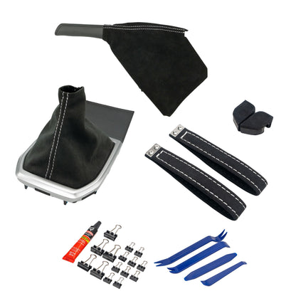 Billetworkz Alcantara Kit (Pro): Shift Boot, E-Brake Boot Kit and Door Pull Straps (1 Set) – Subaru WRX 2022+