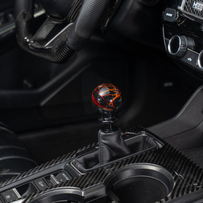 Billetworkz Automatic Shifter - Black w/Fire Splash - Honda Civic (2012–2026)