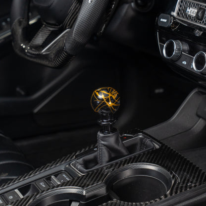 Billetworkz Automatic Shifter - Black w/Gold Splash - Honda Civic (2012–2026)