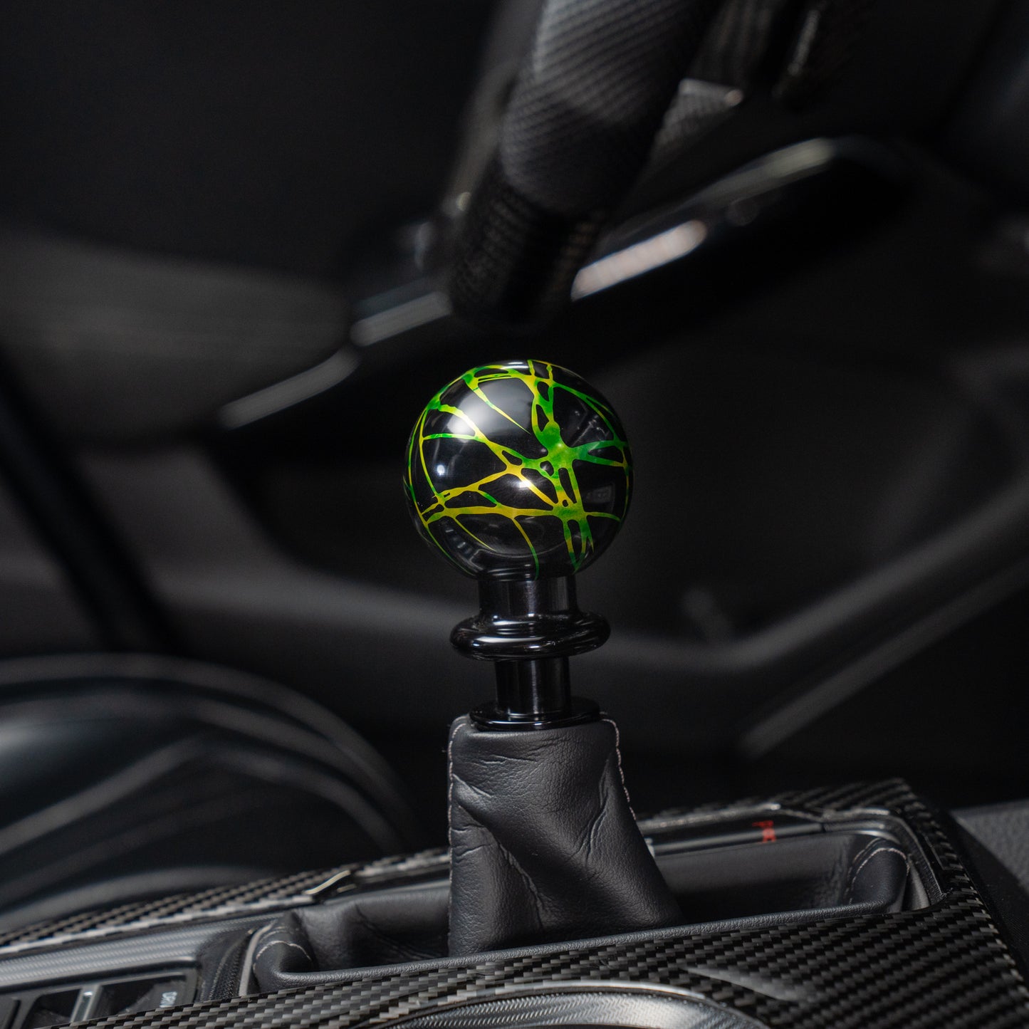 Billetworkz Automatic Shifter - Black w/Toxic Splash - Honda Civic (2012–2026)