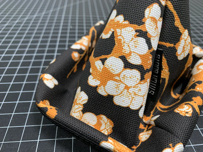 Black and Gold Cherry Blossom Shift Boot by Stitch Boots