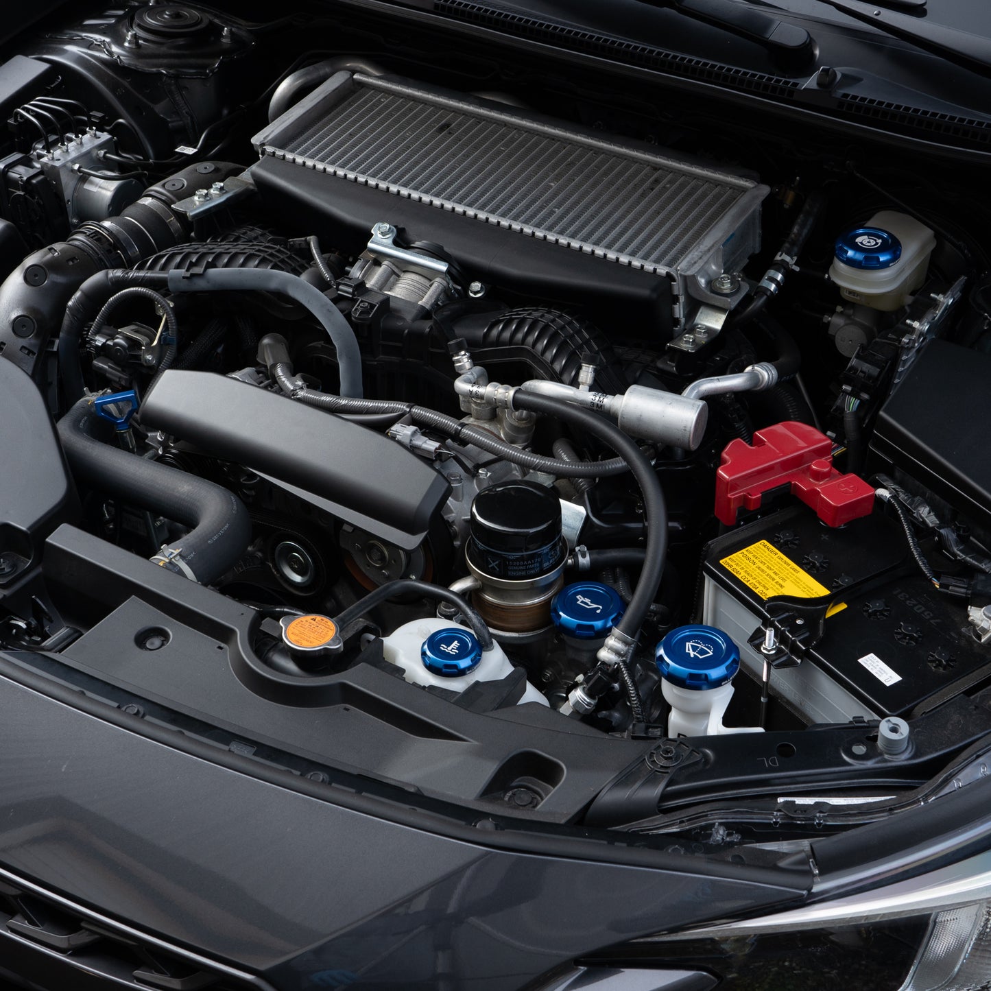 Billetworkz Engine Bay Caps - Subaru Crosstrek 2013+
