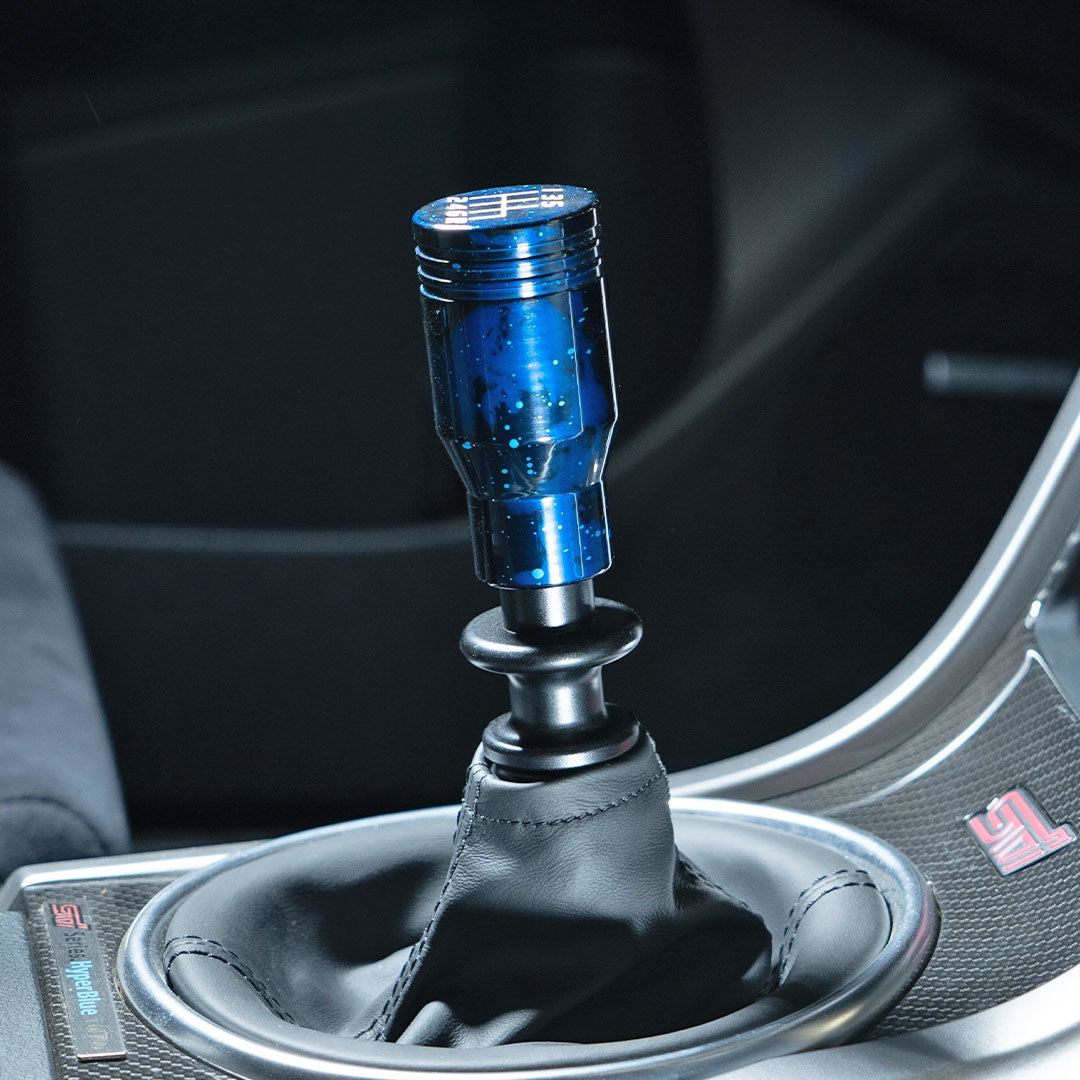 Billetworkz Cosmic Space Shift Knob - 6 Speed Velocity Engraving - Subaru STI