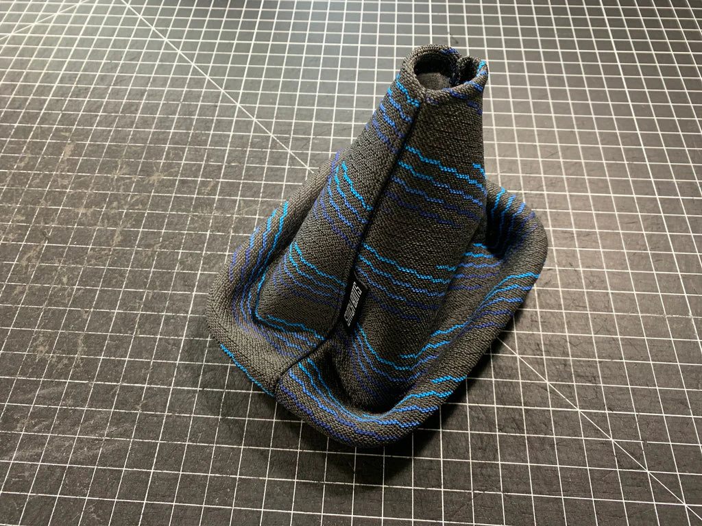 Blue Design Shift Boot by Stitch Boots