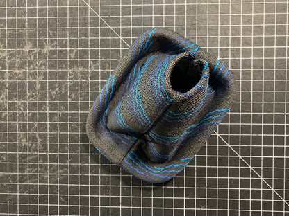 Blue Design Shift Boot by Stitch Boots