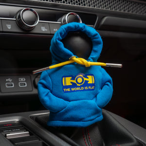 Shift Knob Hoodie - The World Is Flat