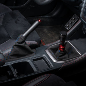 Alcantara Premium Shift Boot & E-Brake Boot Combo - Black - WRX 2015-21