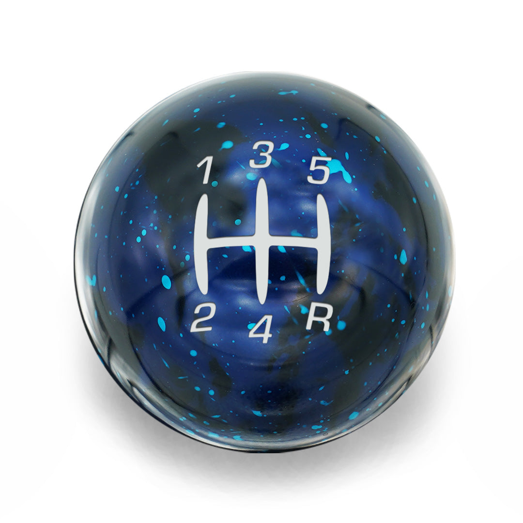 Billetworkz Cosmic Space Shift Knob - 5 Speed Retro Engraving - Ford Mustang (1979-2004)