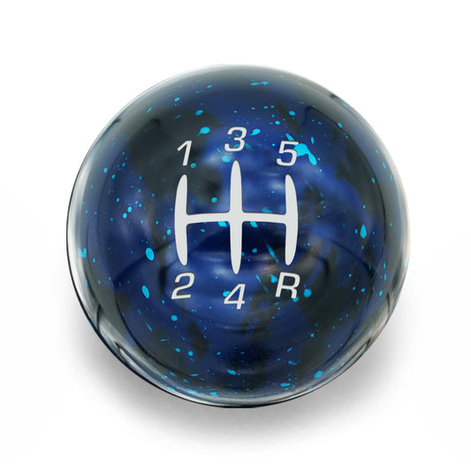Billetworkz Cosmic Space Shift Knob - 5 Speed Retro Engraving - Ford Mustang (1979-2004)