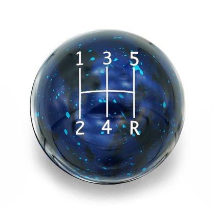 Billetworkz Cosmic Space Shift Knob - 5 Speed Standard Engraving for Subaru
