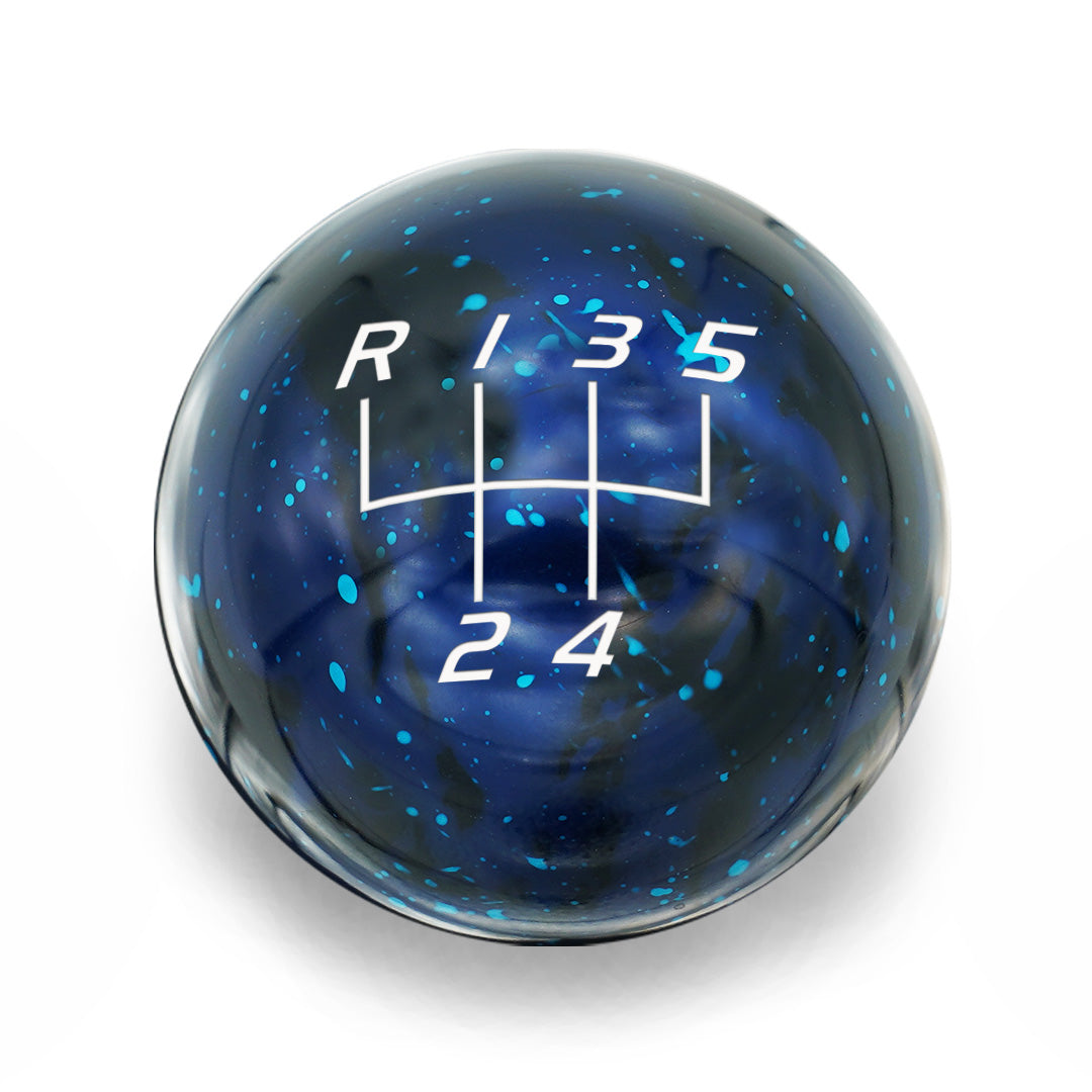 Billetworkz Cosmic Space Shift Knob - 5 Speed Velocity Engraving for Volkswagen