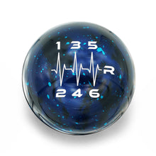 Billetworkz Cosmic Space Shift Knob - 6 Speed Heartbeat Engraving for Subaru