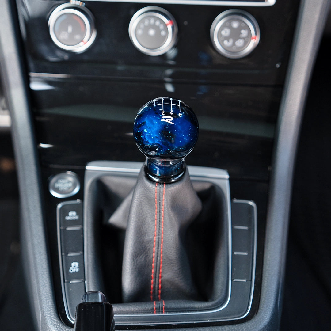 Billetworkz Cosmic Space Shift Knob - 6 Speed Standard MK8 Golf R Engraving for Volkswagen