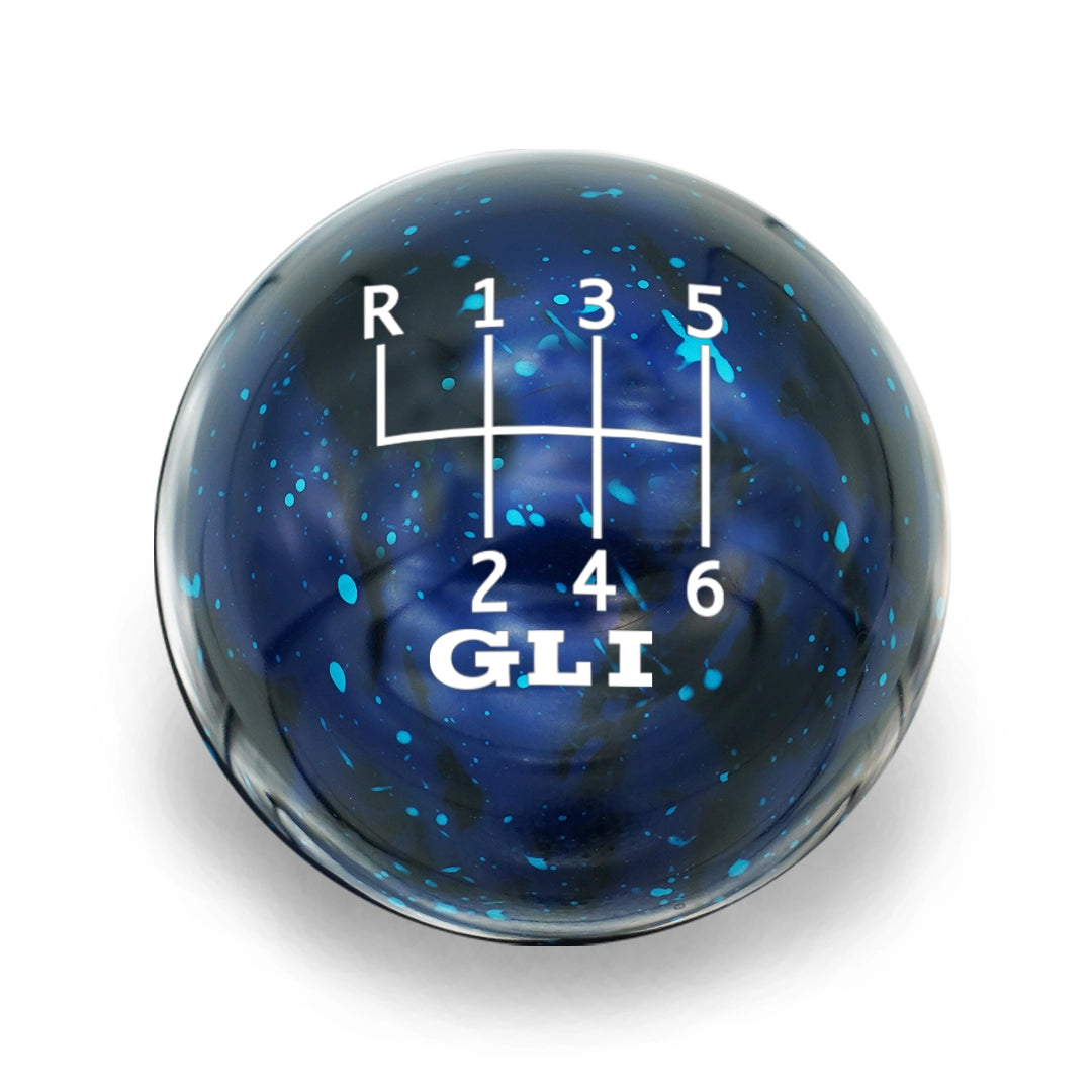 Billetworkz Cosmic Space Shift Knob - 6 Speed Standard GLI Engraving for Volkswagen