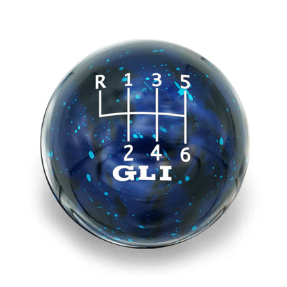 Billetworkz Cosmic Space Shift Knob - 6 Speed Standard GLI Engraving for Volkswagen