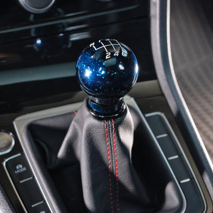 Billetworkz Cosmic Space Shift Knob - 6 Speed Velocity Engraving for Volkswagen