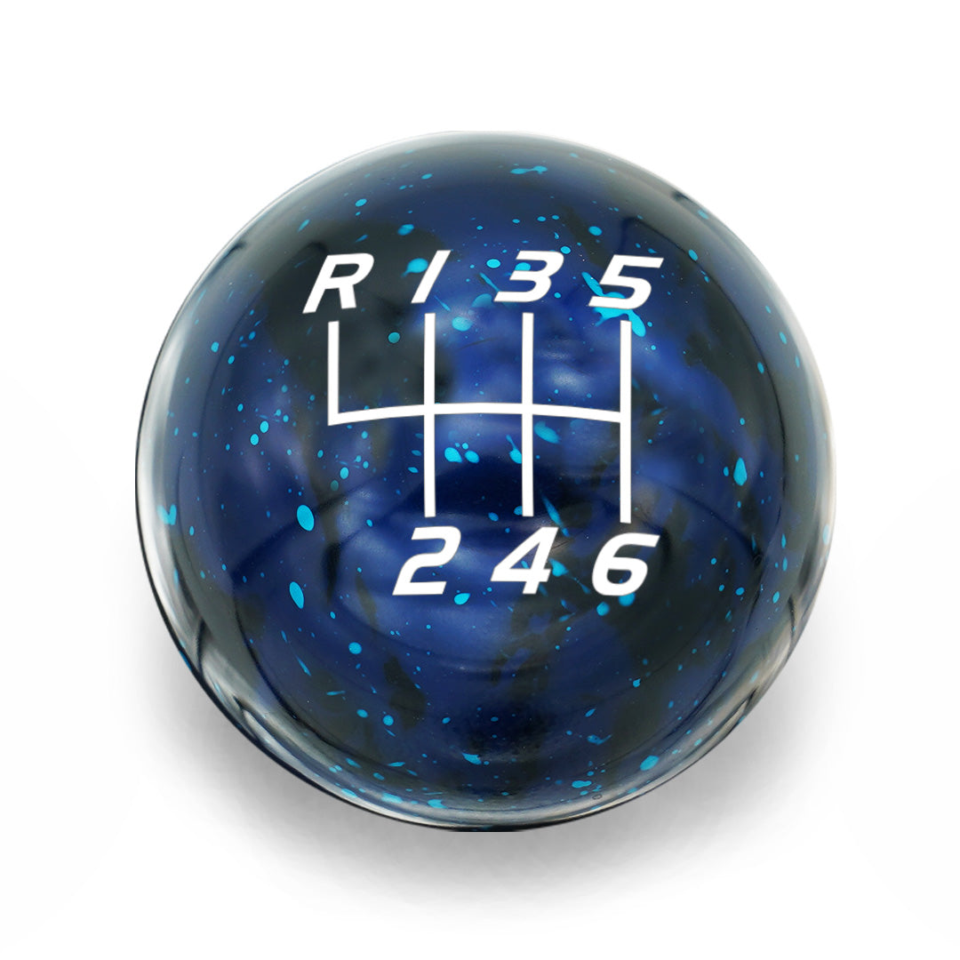 Billetworkz Cosmic Space Shift Knob - 6 Speed Velocity Engraving for Chevrolet Camaro V6 LT and LS (2016-2024)