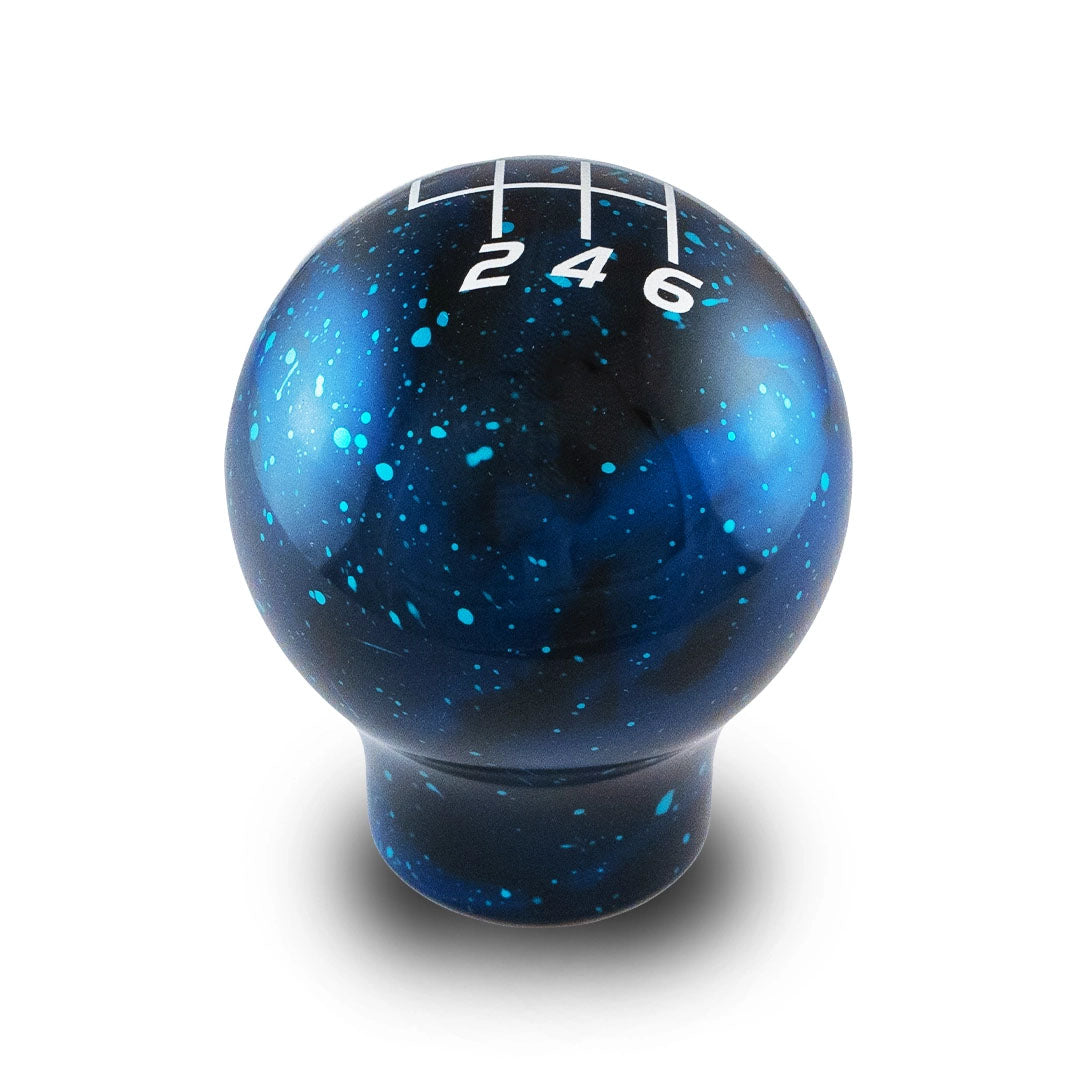 Billetworkz Cosmic Space Shift Knob - 6 Speed Velocity Engraving for Volkswagen