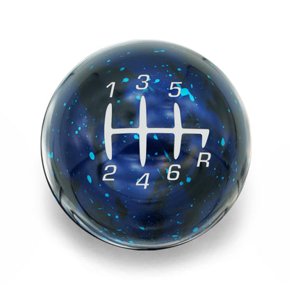 Billetworkz Cosmic Space Shift Knob - 6-Speed Retro Engraving - Jeep Wrangler JK (2007–2018)