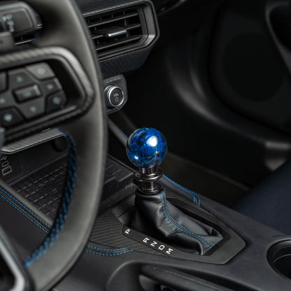 Billetworkz Automatic Shifter - Blue Cosmic Space - Ford Mustang (2015-2025)