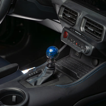 Billetworkz Automatic Shifter - Blue Cosmic Space - Ford Mustang (2015-2025)