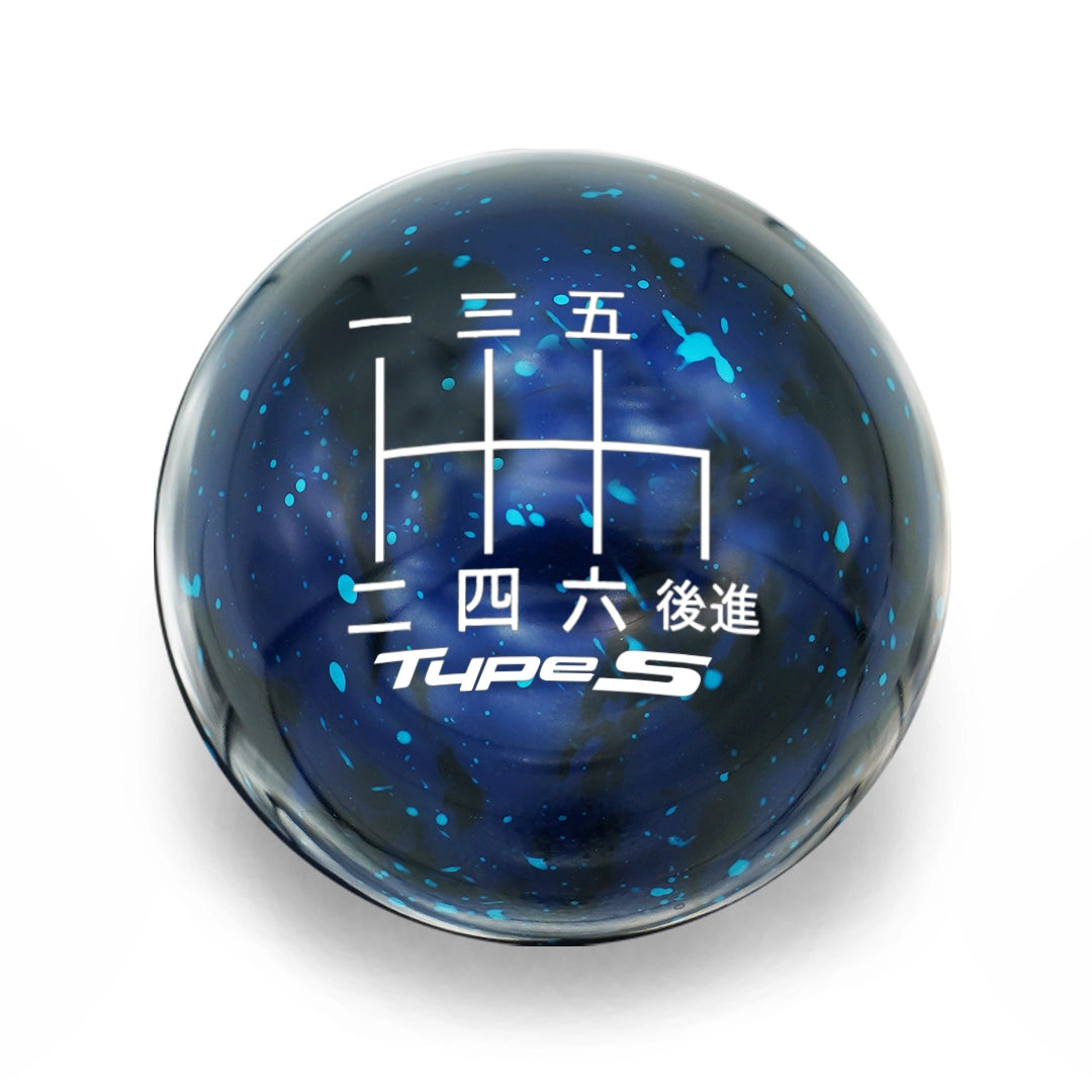 Billetworkz Cosmic Space Shift Knob - 6 Speed Japanese with Type S Engraving - Acura
