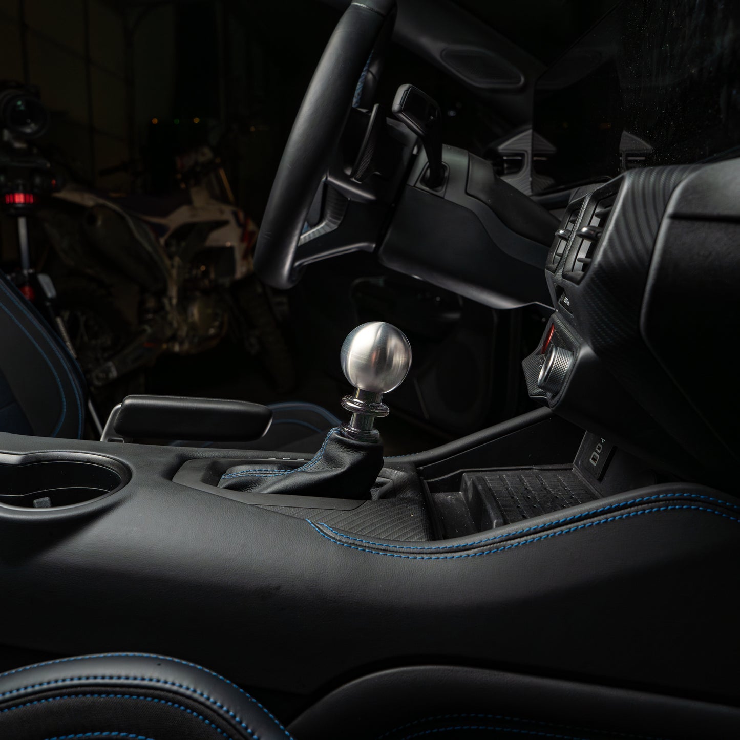 Billetworkz Titanium Brushed Automatic Shifter - Ford Mustang (2015-2025)