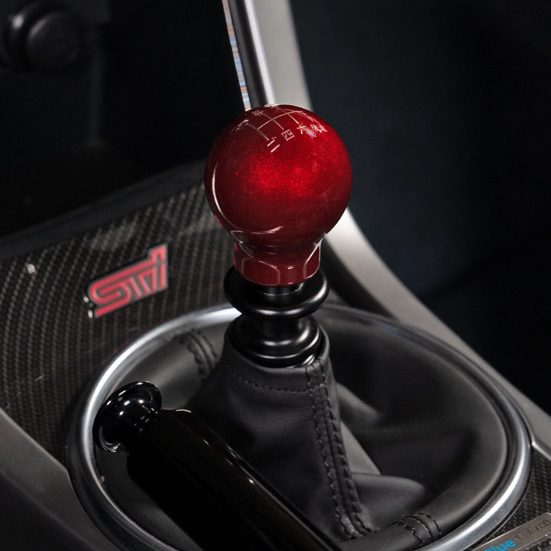 Billetworkz Weighted Shift Knob - 6 Speed Japanese Engraving - Subaru WRX 2015-2025