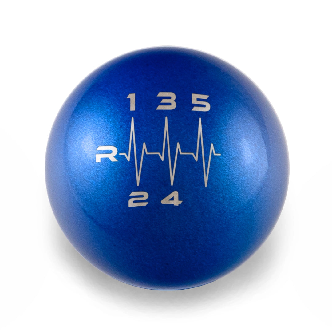 Billetworkz Weighted Shift Knob - 5-Speed Heartbeat Engraving - Volkswagen