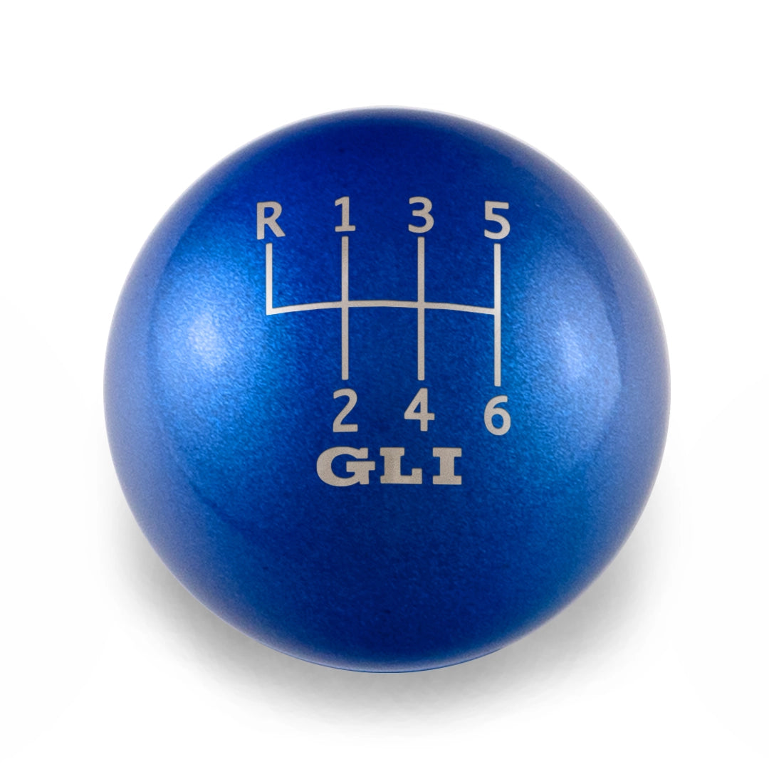 Billetworkz Weighted Shift Knob - 6-Speed Standard with GLI Engraving - Volkswagen