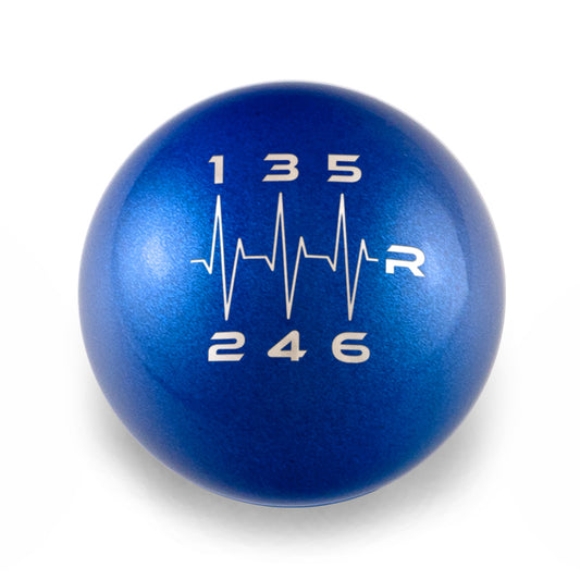 Billetworkz Weighted Shift Knob - 6 Speed Heartbeat Engraving - Subaru WRX 2015-2025
