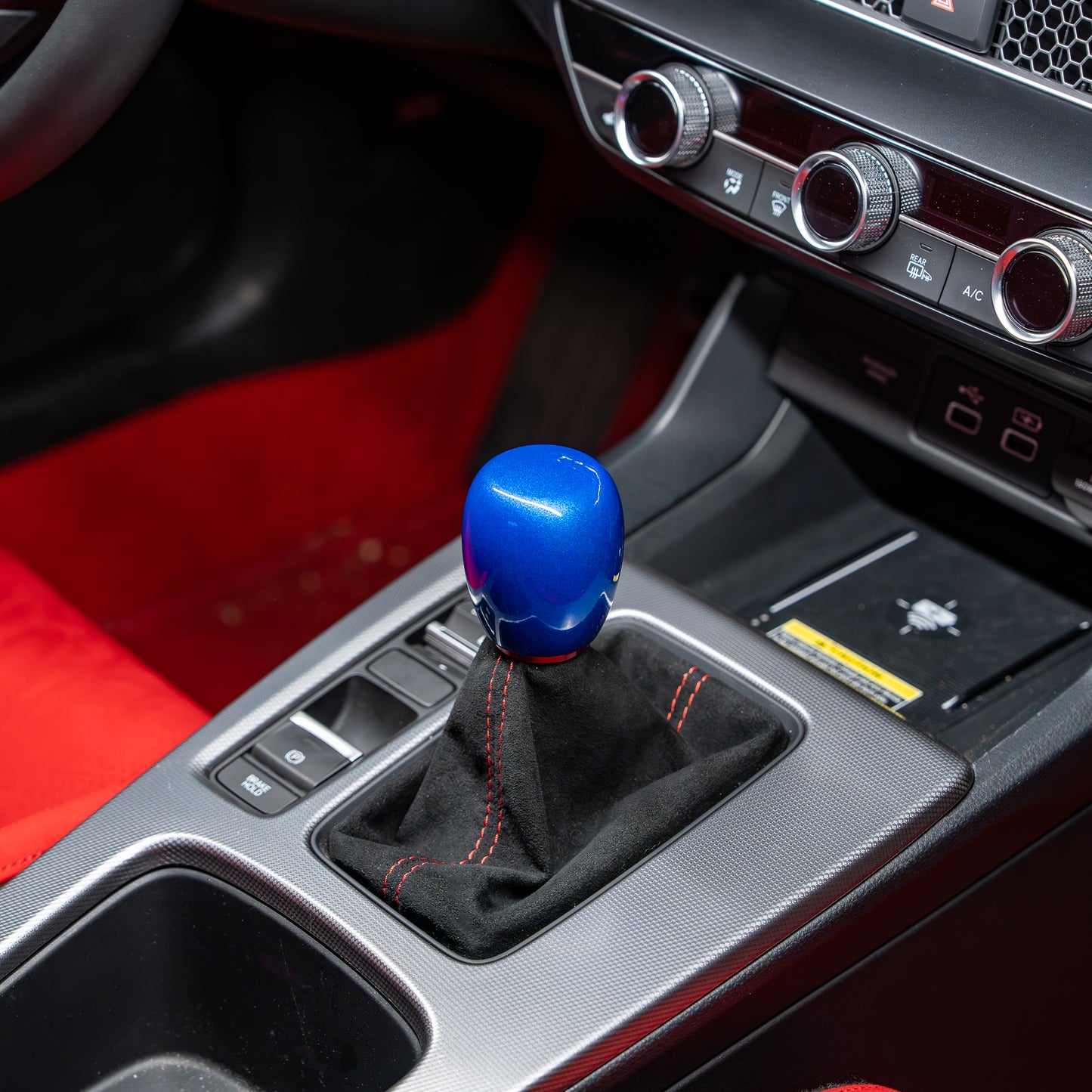 Billetworkz Weighted Shift Knob - 6 Speed JDM Type R w/Custom Number Engraving - Honda Type R