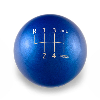 Billetworkz Weighted Shift Knob - 6-Speed Jail-Prison Engraving for BMW